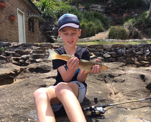 Tackle World's December Local Hero - Callum with a nice whiting