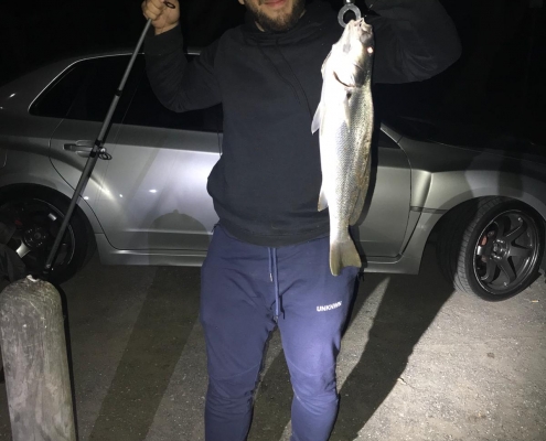 February Local Hero, Ali Kensington, with his first every mulloway. Caught, kissed and released.