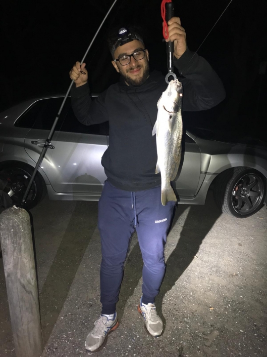 February Local Hero, Ali Kensington, with his first every mulloway. Caught, kissed and released.