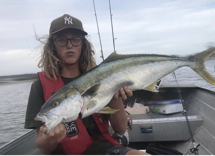 Tackle World's Local Hero Charlie with Lakes Entrance Kingfish