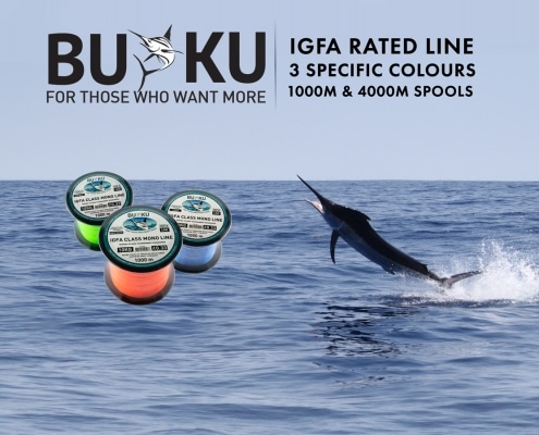 Buku Game Line now at Tackle World Australia