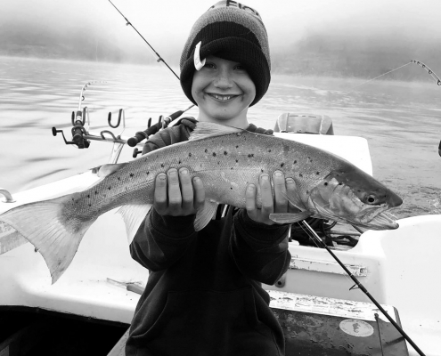 Tackle World's Local Hero Riley with Trout