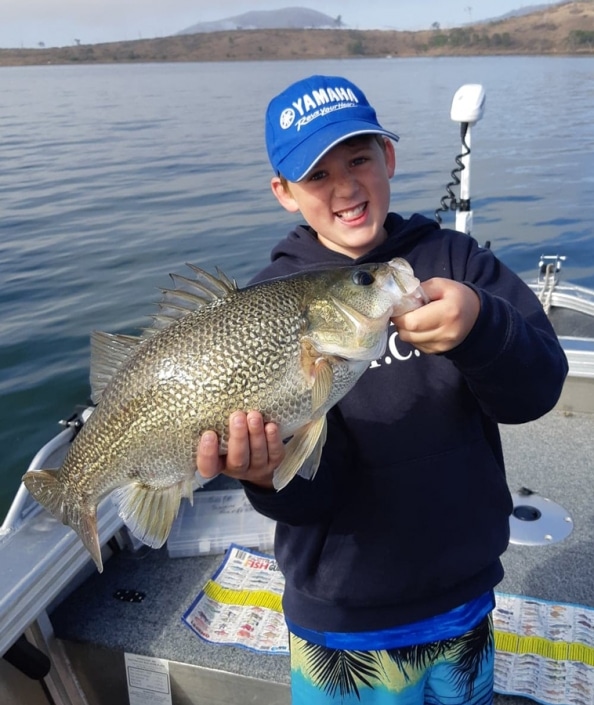 Tackle World's Local Hero Rhys with a big Bass