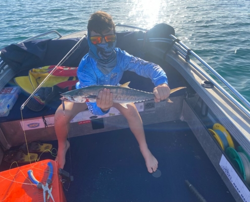 Tackle World's Local Hero Jake with a Spotty Mackerel