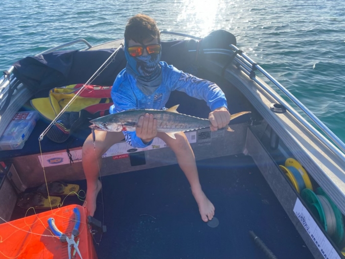 Tackle World's Local Hero Jake with a Spotty Mackerel